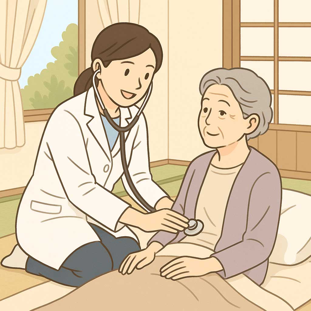 在宅医療のイメージイラスト
